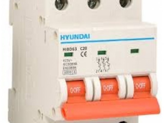 Mcb HyunDai HiBD125 (3P) 63-125A  10kA